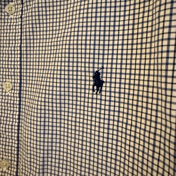 Ralph Lauren, Long Sleeve Button-Down Shirts, Lot Of 2 Men's XLarge , Blue - Picture 8 of 9